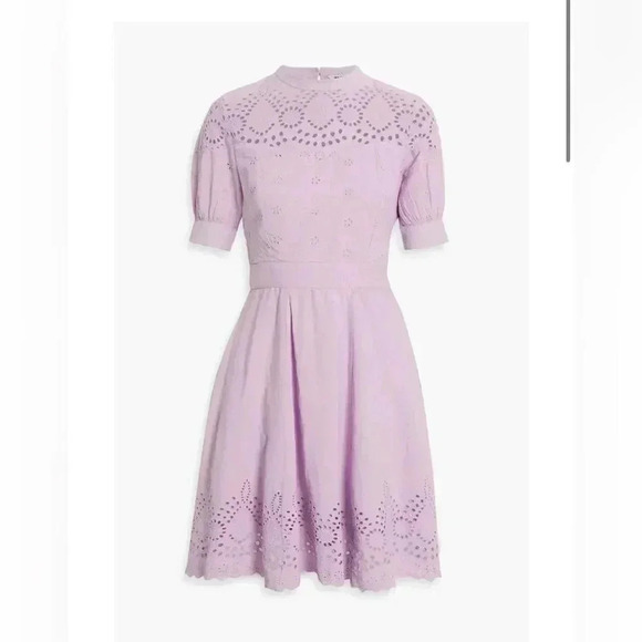 WALTER BAKER
Nicolette broderie anglaise-trimmed mini
dress NEW WITH TAG - Picture 3 of 6